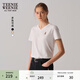 Teenie Weenie小熊女裝短袖T恤夏季基礎V領(lǐng)寬松舒適上衣 象牙白 XL 175