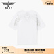 BOY LONDON【荷魯斯之眼】短袖三鷹翅膀印花潮酷T恤N01052 白色 M