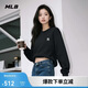 MLB衛衣女男女小LOGO圓領(lǐng)百搭套頭衛衣25新款3AMTB0154-50BKS-L
