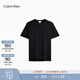 Calvin KleinJeans25夏季男士休閑簡(jiǎn)約ck刺繡純棉圓領(lǐng)打底針織短袖T恤上衣