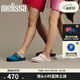 melissa梅麗莎女士新款平底包頭拖鞋簡(jiǎn)約休閑鞋35898 米色 38