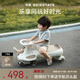 貝易皇室扭扭車(chē)兒童車(chē)1-3歲溜溜車(chē)男女寶寶搖搖車(chē)防側翻搖擺車(chē)嬰兒車(chē) 貝易卡其-親子共騎 【音樂(lè )款】