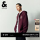 杰克·瓊斯（JACK&JONES）男裝春季馬年生肖新年款浮雕滿(mǎn)印抽繩連帽寬松衛衣開(kāi)衫226133032 E15酒紅色 常規 M （175）