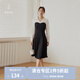 獨束【束型系列】大碼郁金裙雙版型拼接連衣裙女新款顯瘦氣質(zhì)裙子 常規蘋(píng)果型- M (尺碼：1) 拍前和客服確認尺碼