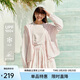 艾萊依2025款防曬衣女夏季涼感遮熱防紫外線(xiàn)百搭連帽外套 粉茶花L