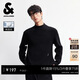 杰克·瓊斯（JACK&JONES） 秋冬男裝毛衣針織衫打底衫保暖字母刺繡百搭潮經(jīng)典簡(jiǎn)約225324009