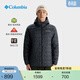 Columbia哥倫比亞男女無(wú)縫熱壓銀點(diǎn)拒水650蓬鴨絨保暖羽絨服WE6610 010亞太修身版型 黑色 M (175/96A)