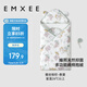 嫚熙（EMXEE）嬰兒抱被春夏包單初生嬰兒寶寶包巾四季 淺草曼波90*90cm