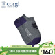 CORGI英國進(jìn)口船襪薄款卡通印花精梳棉男士親膚透氣隱形短襪七夕紀念 Charcoal 男款40-44