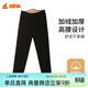 銅牛加厚保暖貼護女褲 秋冬新款棉褲保暖褲中老年夾層含駝絨VK274 黑 XL (175/100)