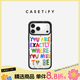 CASETIFY 成為你自己剛剛好 適用于iPhone17/16/15 Air/Plus/Pro/Max 蘋(píng)果手機殼 透明黑框 iPhone 15 Pro