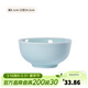 龍泉青瓷米飯碗陶瓷新款創(chuàng  )意中式餐具家用加厚吃飯碗大號面湯碗喝粥碗小碗 5.5英寸粉青碗
