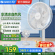 格力（GREE）電風(fēng)扇 落地扇 7葉大風(fēng)量 客廳臥室輕音電風(fēng)扇遙控 家用辦公室宿舍 臺立式兩用風(fēng)扇 FD-3515h7(白)【機械款】