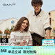 GANT/甘特25秋冬新款女士純綿羊毛衣費爾島條紋絞花休閑長(cháng)袖針織 107-暖島米咖 L