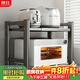 帥仕（shuaishi）廚房微波爐置物架可伸縮臺置電飯煲支架臺面多層烤箱鍋具收納架