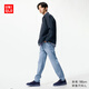 優(yōu)衣庫常規款男裝輕松牛仔褲/修身彈力484972 482854 479314 484972/63天藍色 S