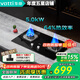 華帝（VATTI）燃氣灶i10059B 家用天然氣雙灶嵌入臺式猛火煤氣灶 5.0kW小尺寸灶具 一級能效 64%熱效率 天然氣 59B