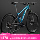 PHILLIPS軟尾山地車(chē)自行車(chē)男款成人速降男女款變速青少年雙減震學(xué)生賽單車(chē) Crush 星耀藍【雙減震+內走線(xiàn)】 26寸【適合身高155cm-180cm】 24速