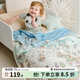 嫚熙（EMXEE）兒童浴巾新生兒紗布浴巾加大寶寶洗澡包裹巾 游樂(lè )園 120*120cm