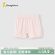 童泰（TONGTAI）女寶短褲夏季莫代爾兒童褲子女童雙層內襠打底褲中小童三分褲 粉色 120 cm