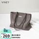 viney牛皮包包女包大容量托特包輕奢品牌單肩生日禮物高級感送女友老婆