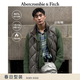 Abercrombie & Fitch美式舒適百搭菱格LOGO拉鏈羽絨背心馬甲上衣25秋冬男裝132-5208 深棕色 M (180/100A)