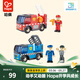 Hape軌道玩具 火車(chē)拼裝軌道火車(chē)頭趣味配件親子互動(dòng)男孩女孩早教禮物 警笛消防車(chē)套+警笛警車(chē)套