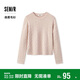 森馬（Semir）森柔毛衫|商場(chǎng)同款毛衣女圓領(lǐng)純色2024冬季絞花上衣101724107014