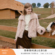 香影咩咩絨毛絨短外套女款2025冬季新款仿羊羔毛皮毛一體環(huán)保皮草 粉色 M 160/84A/95-110斤