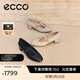 愛(ài)步（ECCO）單鞋女 26年夏季新款輕奢商務(wù)通勤羊皮淺口粗跟高跟鞋 麗芙250613 暖米棕25061361510 36