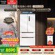 松下（Panasonic）大海豹PLUS 573L法式多門(mén)冰箱超薄零嵌入式家用電冰箱雙系統一級能效NR-JW57TMB-W【國家補貼】