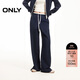 ONLY 2026春季慵懶風(fēng)撞色腰頭設計直筒褲休閑褲女|126114034