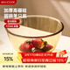 美廚（MAXCOOK）高硼硅玻璃碗 耐熱玻璃碗湯碗泡面碗 920ml琥珀色中號MCFT6654