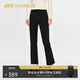 安踏冠軍全天候丨輕暖絨防潑水微喇長(cháng)褲女秋冬加絨保暖褲子162540512