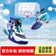 361°【悍將】童鞋男小童籃球鞋旋鈕扣耐磨兒童球鞋春秋密網(wǎng)小童運動(dòng)鞋 光普藍色/361度白/奇幻紫 31