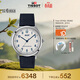 天梭（TISSOT）手表 懷舊經(jīng)典系列男表 瑞士機械男士皮帶腕表商務(wù)表生日禮物