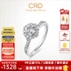 CRD克徠帝【現貨閃發(fā)】花幻鉆戒鉆石戒指群鑲閃耀克拉求婚鉆戒 共約50分 主石30分D-E色SI