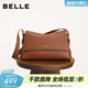 百麗包包女新商場(chǎng)同款牛皮質(zhì)感通勤單肩小方包M8605DX5 棕色 F