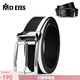 MO EYES魔眼 高爾夫皮帶男士頭層牛皮腰帶 可旋轉雙面用 潮流時(shí)尚 M23PD001-黑白色