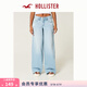HOLLISTER美式vibe低腰闊腿牛仔褲25春夏女裝355-5393 破洞款，淺色 26 150/66A 2短版