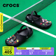 CROCS卡駱馳檀健次同款經(jīng)典洞洞鞋男鞋一腳蹬沙灘鞋拖鞋|10001 黑色-001(含智必星) 40 (250mm)