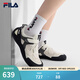 斐樂(lè )（FILA）官方女鞋運動(dòng)鞋彩石鞋薄底鞋休閑鞋德訓鞋 甜玉米黃/黑-SB 37.5