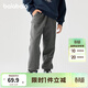 巴拉巴拉童裝兒童褲子男童女童長(cháng)褲秋冬裝運動(dòng)百搭休閑褲時(shí)尚衛褲束腳褲潮 【冬】深花灰-新款上市 150