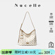 紐芝蘭（NUCELLE）高級感包包2026女士輕奢斜挎大容量水桶包老花腋下HOBO包生日禮物