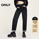 ONLY秋季時(shí)尚百搭修身男友褲高腰九分牛仔褲女|124449031 J09 深牛仔灰色 L (170) 72A