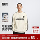 森馬（Semir）[商場(chǎng)同款]哈利波特聯(lián)名長(cháng)袖T恤男美式學(xué)院25秋純棉101525101101