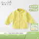 戴維貝拉（DAVE＆BELLA）兒童春裝男童外套女寶寶洋氣女童休閑上衣女孩搖粒絨外衣春季 黃色 90 cm（建議身高80-90cm）
