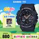 卡西歐（CASIO）手表女G-SHOCK時(shí)尚個(gè)性運動(dòng)學(xué)生電子日韓表送女友禮物GMA-S140-1A