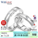 WithLove唯愛(ài)品越 白18K金鉆石情侶對戒 珠邊結婚戒指 愛(ài)的契約 【男戒】白18K金/定制