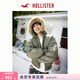 HOLLISTER美式經(jīng)典毛領(lǐng)保暖棉服夾克外套25秋冬季男裝332-5079 橄欖綠 XL (180/116A)